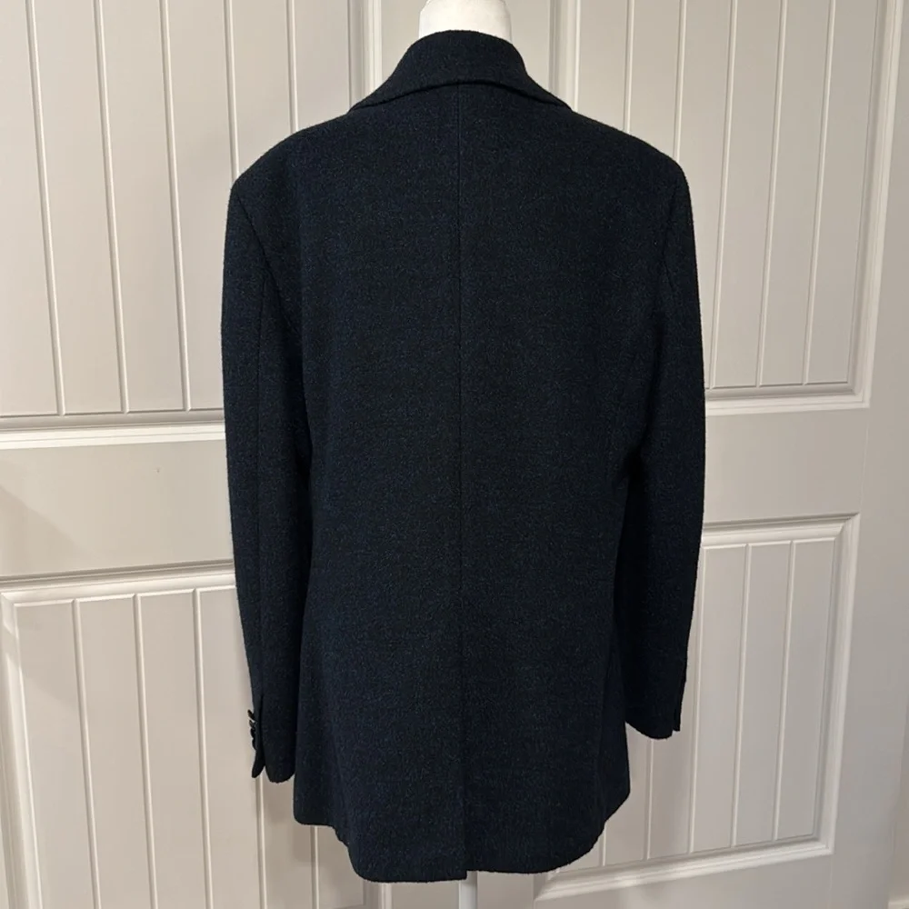 John Varvatos Luxe Wool Blend Pea Coat
